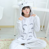 Wholesale Unicorn Stitch Panda Unisex Flannel Hoodie Pajamas Costume Cosplay Animal Onesies Sleepwear For Men Women Adults